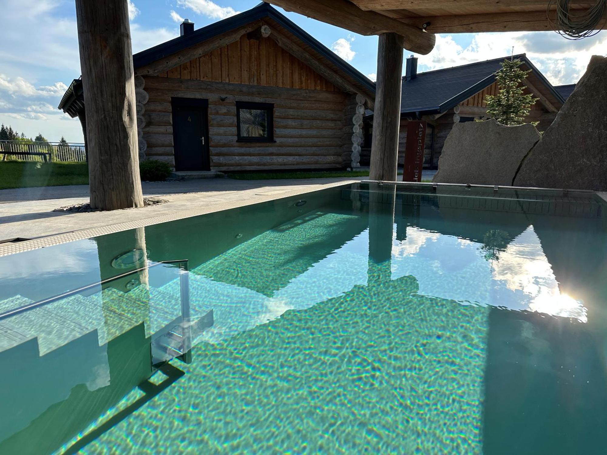Blockhausen Luxus Chalets Oberschwarzenberg Exterior photo